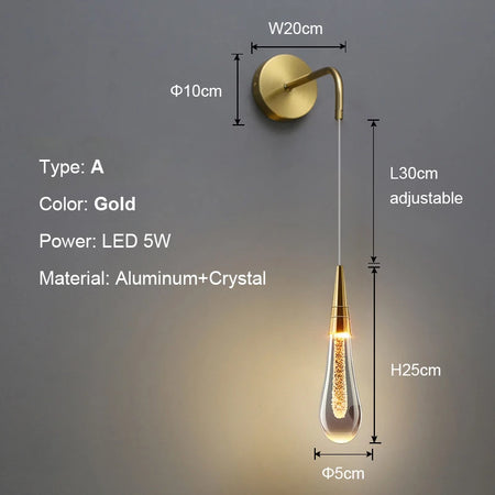 Pendant Light - Modern Bubble Crystal Indoor Hanging Lamp For Dining Room Bedroom Cafe SW-36210003 - SWEET-LIGHTS