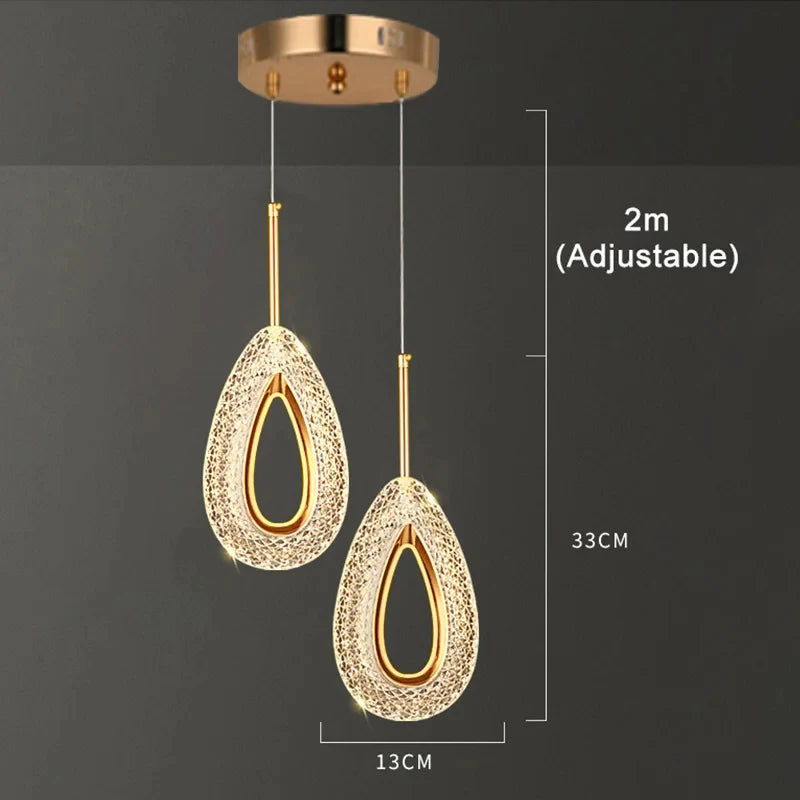 Pendant Light - Nordic Ring LED Indoor Hanging Lamp Room Decor SW-36210234 - SWEET-LIGHTS