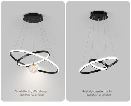 Pendant Light - Modern Round LED Chandelier Fixture for Home Decor SW-36210467 - SWEET-LIGHTS