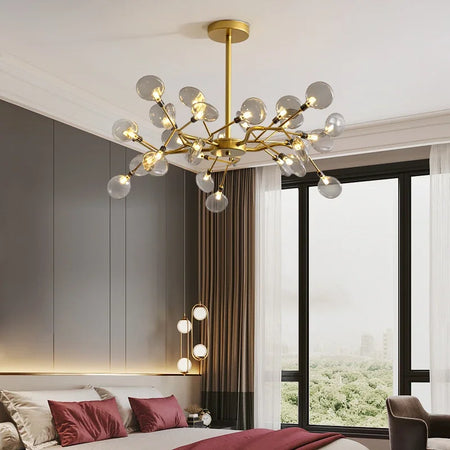 Pendant Light - Nordic G4 Led Chandelier Modern Branch Gold Black SW-36210678 - SWEET-LIGHTS