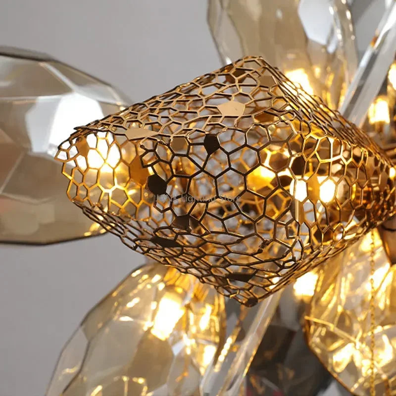Chandelier - Modern Luxury LED Stainless Steel Crystal Pendant Light Free Bulb SW-36210789 - SWEET-LIGHTS