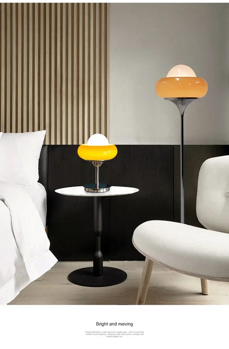 Floor Lamp - Nordic Vintage Guzzini Bauhaus Light Yellow Cream SW-36210345 - SWEET-LIGHTS