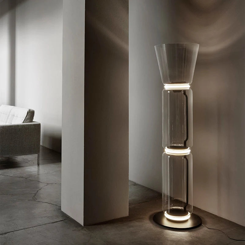 Floor Lamp - Nordic Minimalist Glass Shade LED Floor Lamp SW-36210346 - SWEET-LIGHTS