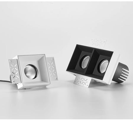 Spotlight - SCON Recessed Spotlight Square Rimless LED Downlight Anti-glare Embedded Ceiling Lamps 110V-240V SW-36210789 - SWEET-LIGHTS