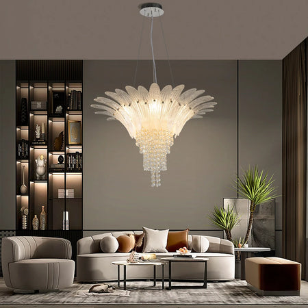 Chandelier - French Designer Crystal Chandelier Adjustable Height SW-36210345 - SWEET-LIGHTS