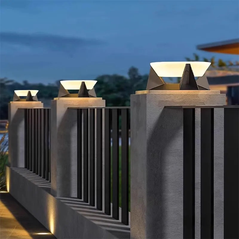 Outdoor Light - LED Remotely Controlled Solar Column Lamp Dimmable Waterproof SW-36210425 - SWEET-LIGHTS