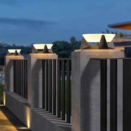 Outdoor Light - LED Remotely Controlled Solar Column Lamp Dimmable Waterproof SW-36210425 - SWEET-LIGHTS