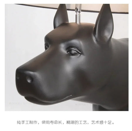 Floor Lamp - Resin Big Dog Cloth Cover Nordic Design SW-36210567 - SWEET-LIGHTS