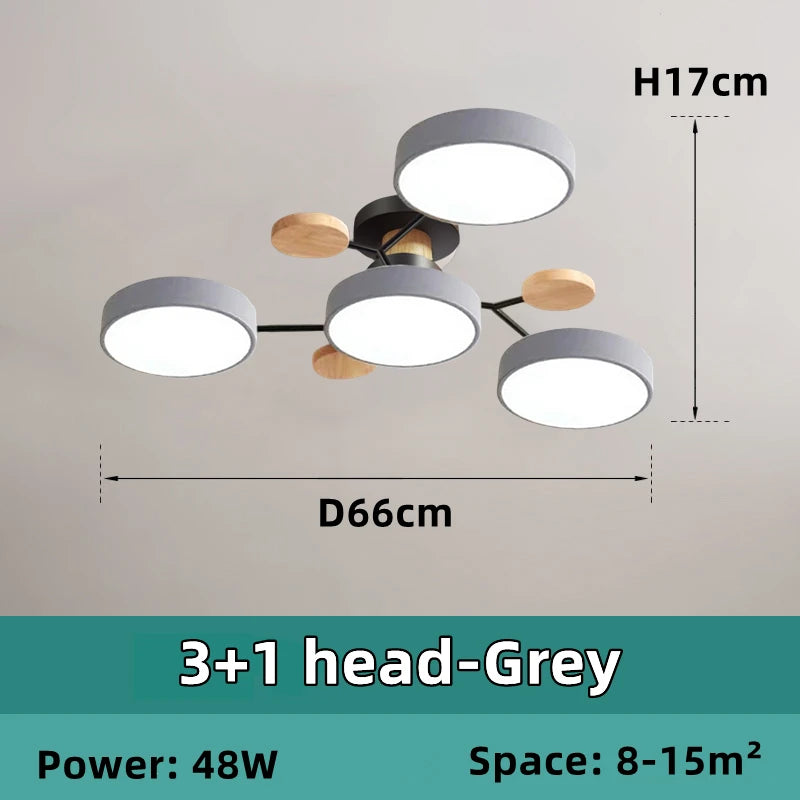 Ceiling Light - Nordic Style LED Chandelier for Living Room Kitchen SW-36210478 - SWEET-LIGHTS