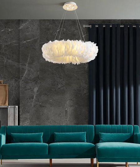 Pendant Light - Nordic Goose Feather LED Chandelier Home Decor SW-36210345 - SWEET-LIGHTS