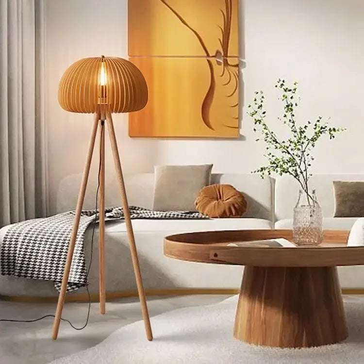 Floor Lamp - Original Wood Retro Creative Nordic Design SW-36210345 - SWEET-LIGHTS