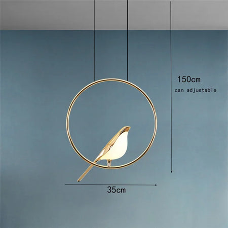Pendant Light - BUNNY Nordic Postmodern Round LED Bird Light SW-36210789 - SWEET-LIGHTS
