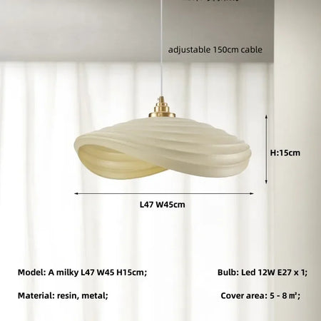 Pendant Light - Modern Minimalism E27 LED Resin Lamp Fixtures SW-36210678 - SWEET-LIGHTS
