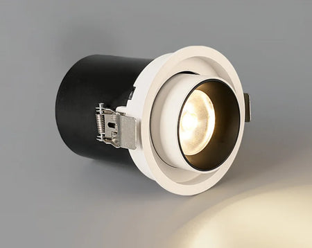 Spotlight - 1Pcs NEW Style LED Aluminum Recessed Rotating Downlight 9W12W15W18W20W24W Epistar Chip COB Ceiling Lamp AC85-265V SW-36210357 - SWEET-LIGHTS