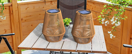 Outdoor Light - 1pcs/2pcs Solar Hand Woven 0.6W Garden Light SW-36210793 - SWEET-LIGHTS