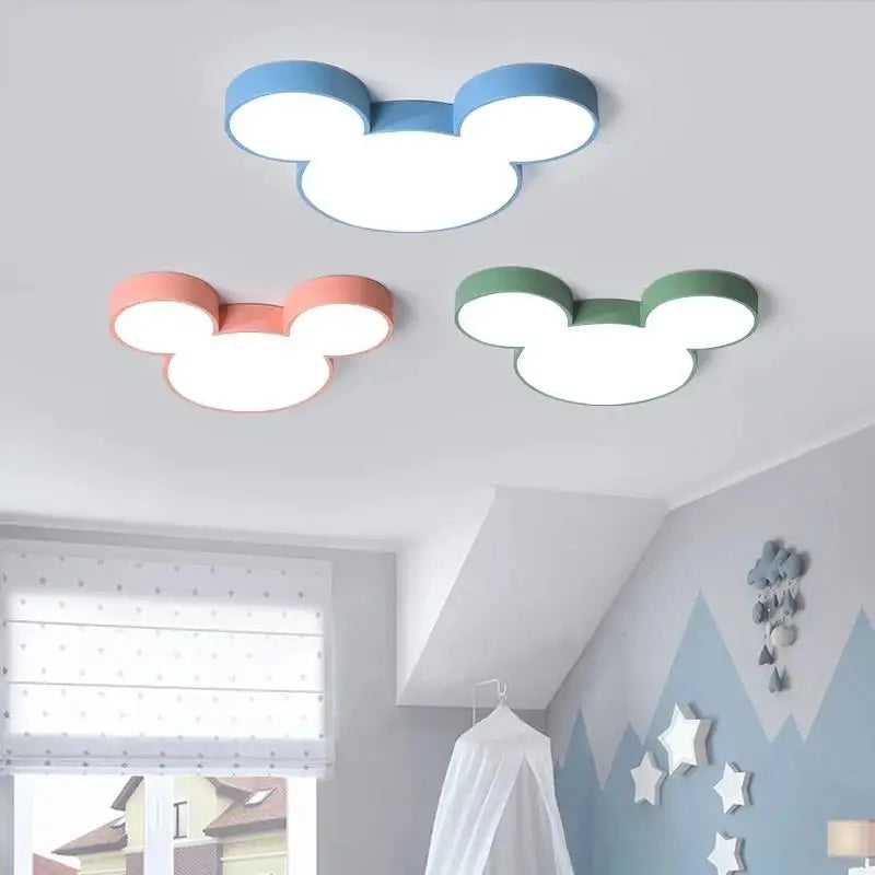 Children Lighting - Nordic Macaron Mickey LED Ceiling Lamp SW-36210457 - SWEET-LIGHTS