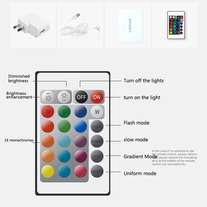 Outdoor Light - OUFULA Landscape Rechargeable Lamp USB 16 Colors LED Remote Control Waterproof IP65 for Garden SW-36210457 - SWEET-LIGHTS