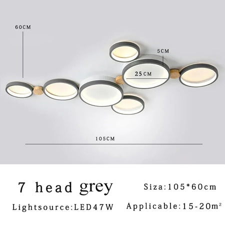 Ceiling Light - Scandinavian Style Indoor Chandelier LED Lamp SW-36210579 - SWEET-LIGHTS