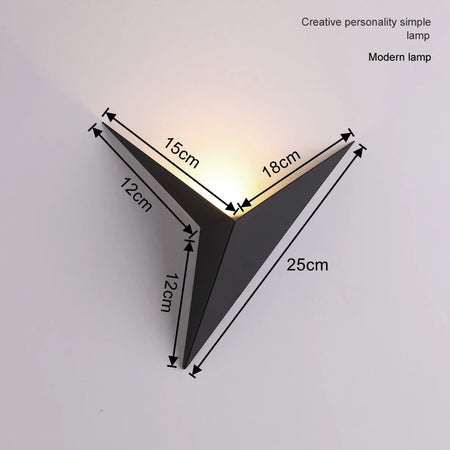 Wall Light - Modern Minimalist LED Triangle Lamp for Indoor Decoration SW-36210345 - SWEET-LIGHTS