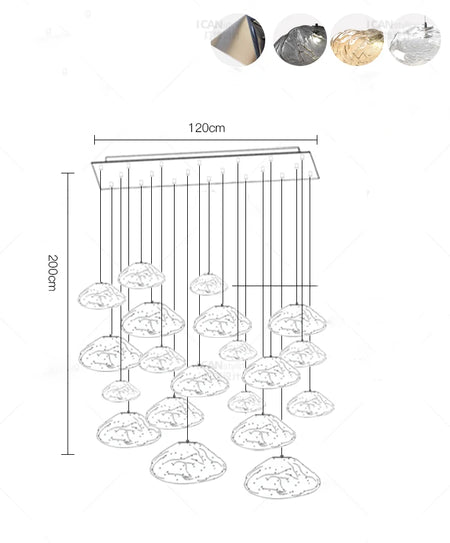 Chandelier - Nordic Home Decor Dining Room Pendant Light Fixture SW-36210457 - SWEET-LIGHTS