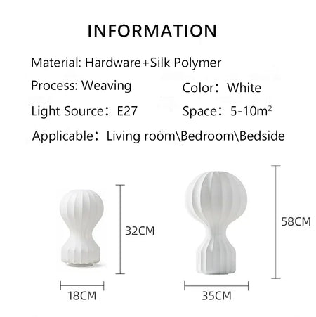Table Lamp - Italy Design Silk LED Lighting for Study Bedroom Living Room SW-36210347 - SWEET-LIGHTS