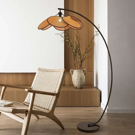 Floor Lamp - Knitting Rattan LED Lighting Nightlight for Living Room and Bedroom SW-36210346 - SWEET-LIGHTS