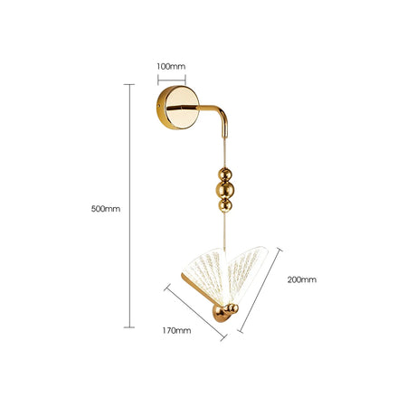 Wall Light - LED Wall Lamp Modern Creative Nordic Butterfly Bedroom Living Room Aisle Lighting SW-36210347 - SWEET-LIGHTS