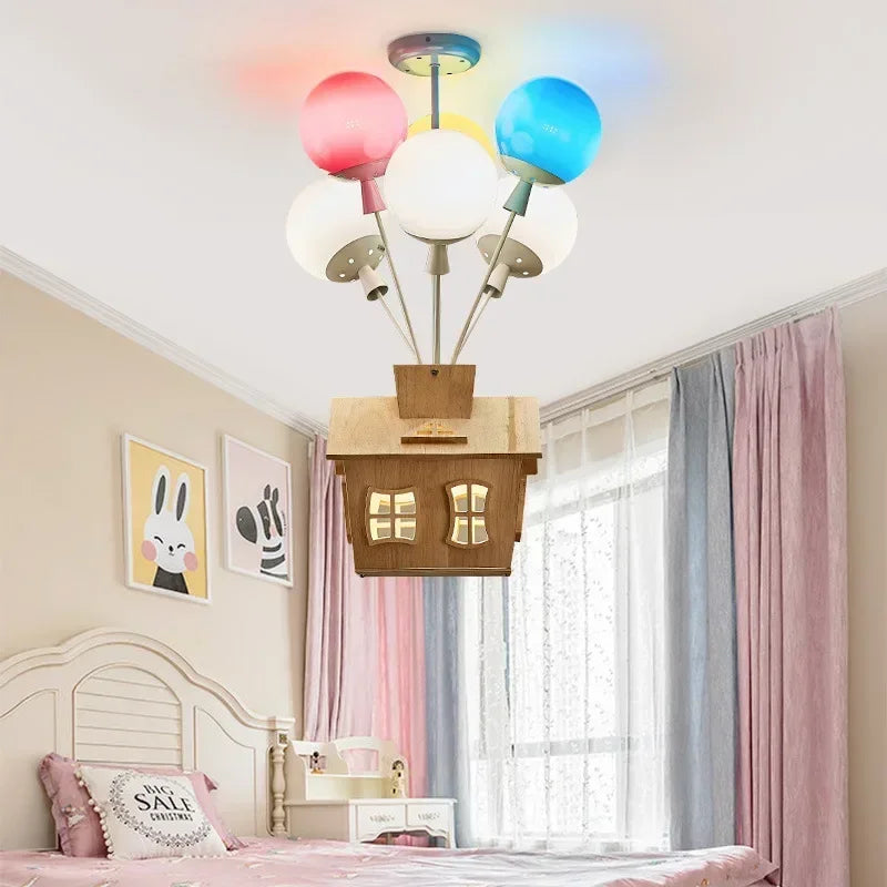 Children Lighting - Modern Creative Balloon LED Pendant Lamp Colored Glass Indoor Decor SW-36210345 - SWEET-LIGHTS