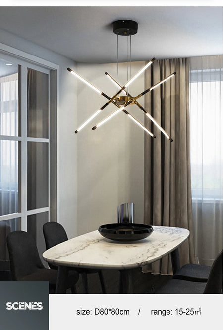Pendant Light - Nordic Geometry Restaurant Chandelier LED Remote SW-36210789 - SWEET-LIGHTS