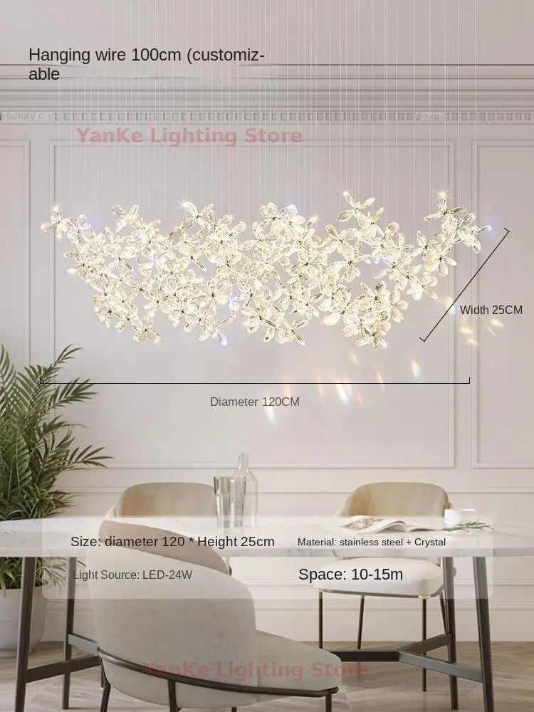 Pendant Light - Luxury Crystal Pendant Lamp for Dining Hall SW-36210345 - SWEET-LIGHTS
