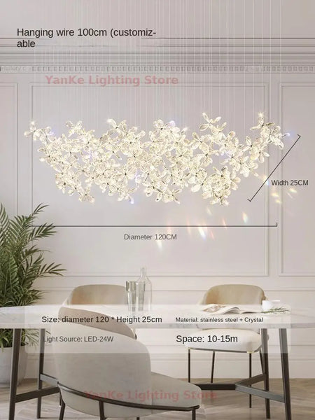 Pendant Light - Luxury Crystal Pendant Lamp for Dining Hall SW-36210345 - SWEET-LIGHTS