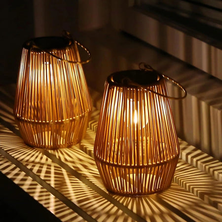 Outdoor Light - 1pcs/2pcs Solar Hand Woven 0.6W Garden Light SW-36210793 - SWEET-LIGHTS