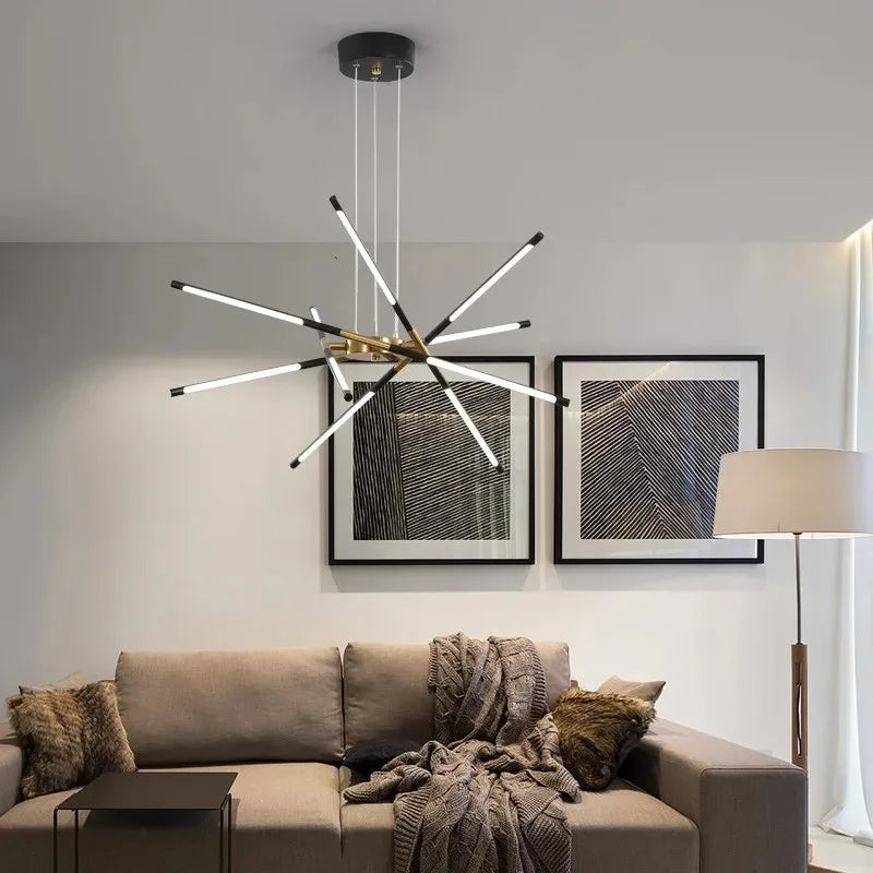 Pendant Light - Nordic Geometry Restaurant Chandelier LED Remote SW-36210789 - SWEET-LIGHTS