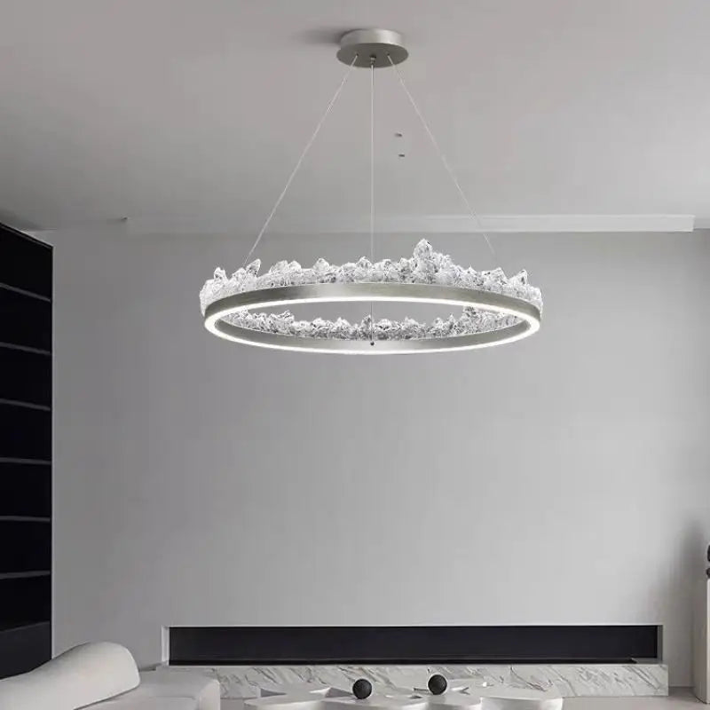 Pendant Light - Italian Minimalist Iceberg Chandeliers Modern Luxury Long Strip Hanging Lights for Bedroom Dining Room Kitchen Island Led Lamp SW-36210123 - SWEET-LIGHTS
