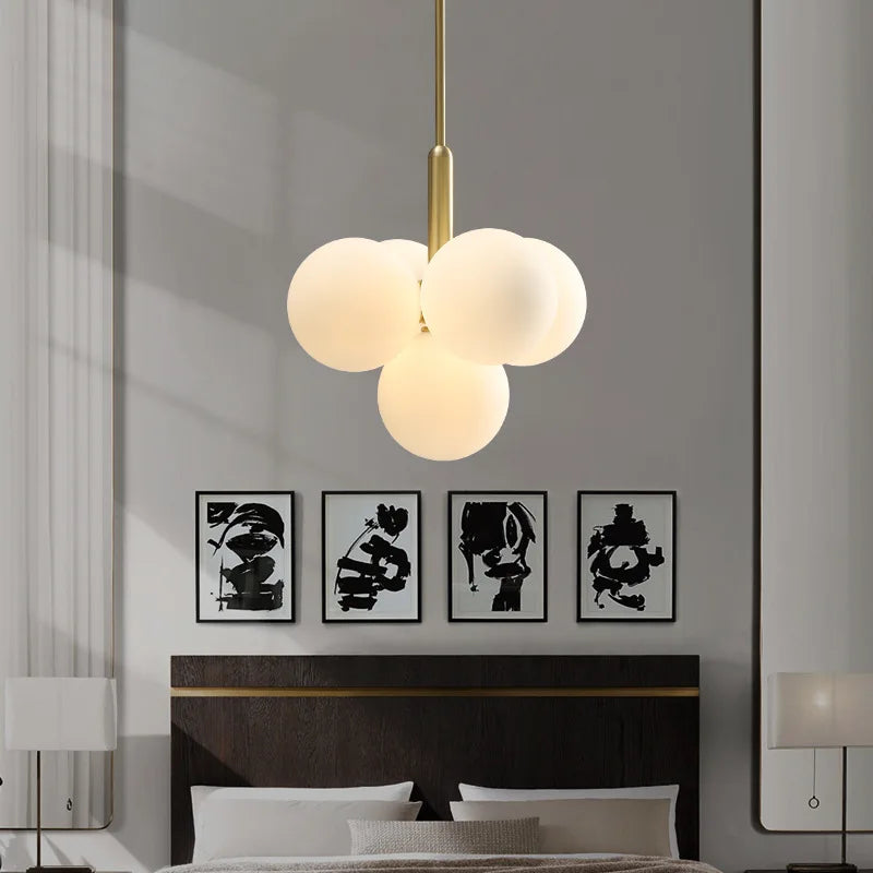 Pendant Light - Nordic Minimalist Glass Ball LED Chandelier for Home Decor SW-36210457 - SWEET-LIGHTS