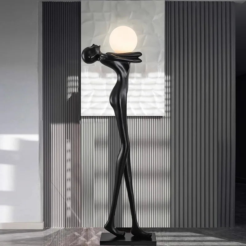 Floor Lamp - Humanoid Art Sculpture Ball Creative Designer SW-36210348 - SWEET-LIGHTS
