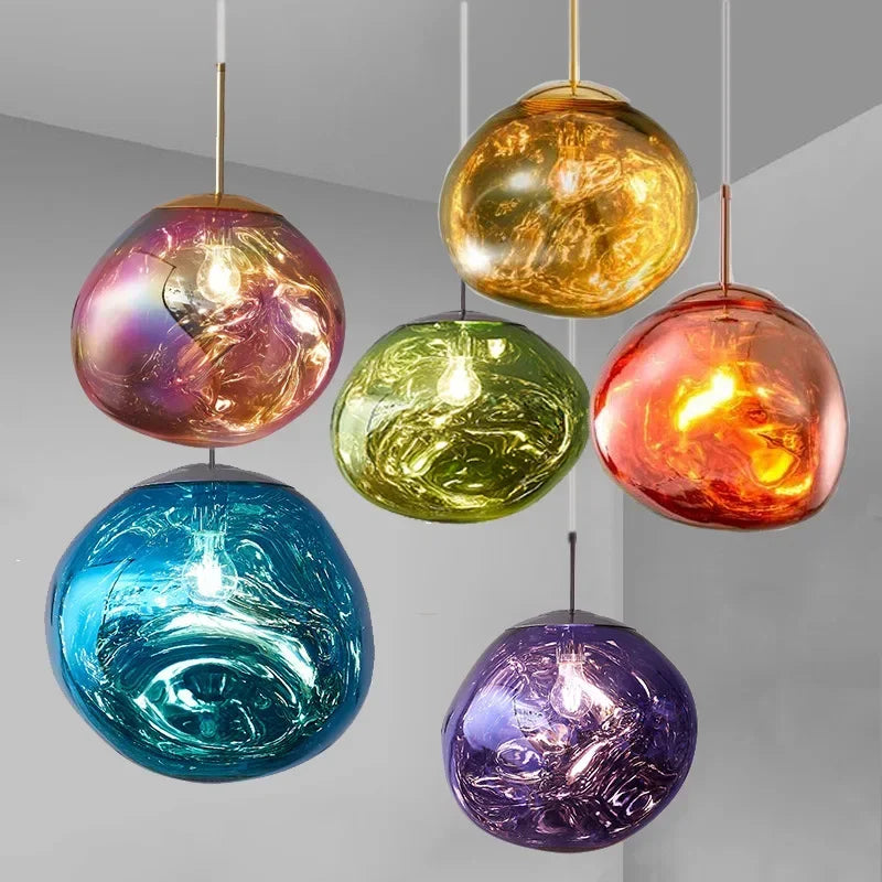 Pendant Light - Modern Minimalist Colored Glass LED Lamp SW-36210573 - SWEET-LIGHTS
