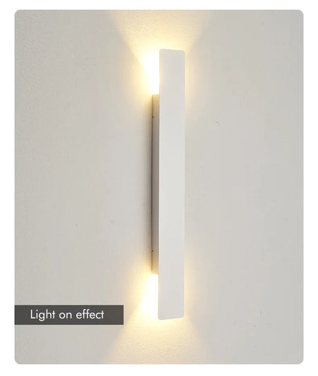 Outdoor Light - Waterproof Aluminum Wall Lamp 18W LED Black SW-36210578 - SWEET-LIGHTS