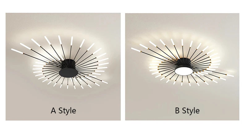 Ceiling Light - Modern Creativity Fireworks LED Chandeliers SW-36210345 - SWEET-LIGHTS