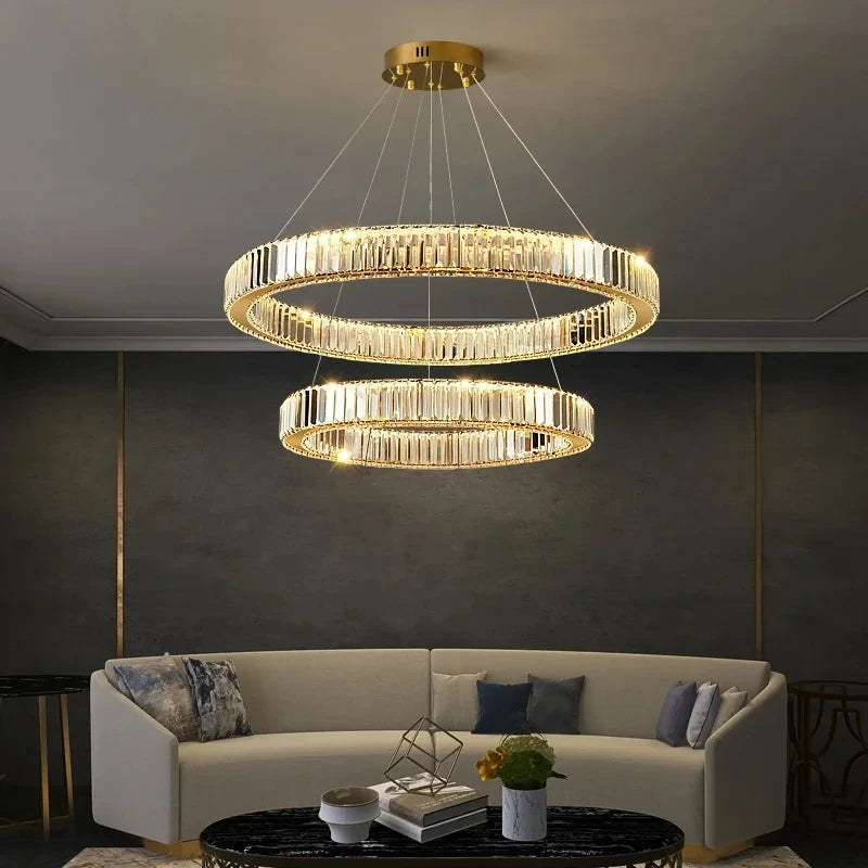 Pendant Light - Led Luxury Crystal Ceiling Pendant Lamp for Living Room and Dining SW-36210347 - SWEET-LIGHTS