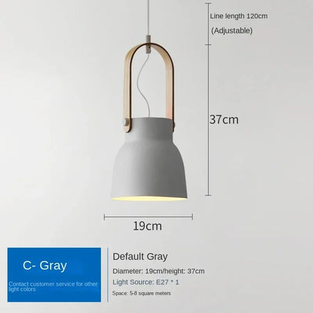 Pendant Light - Nordic Loft LED Iron Macaron Lamp Fixtures SW-36210347 - SWEET-LIGHTS