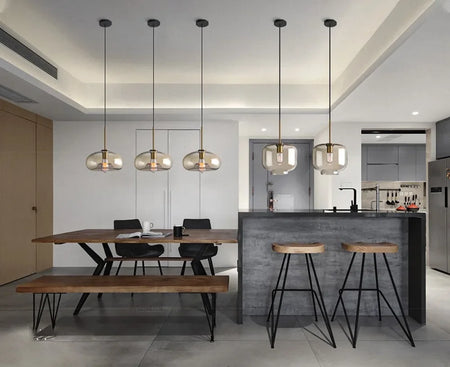Pendant Light - Nordic LED Glass Chandelier Multi Head for Dining Room Living Room Bedroom Cafe SW-36210578 - SWEET-LIGHTS