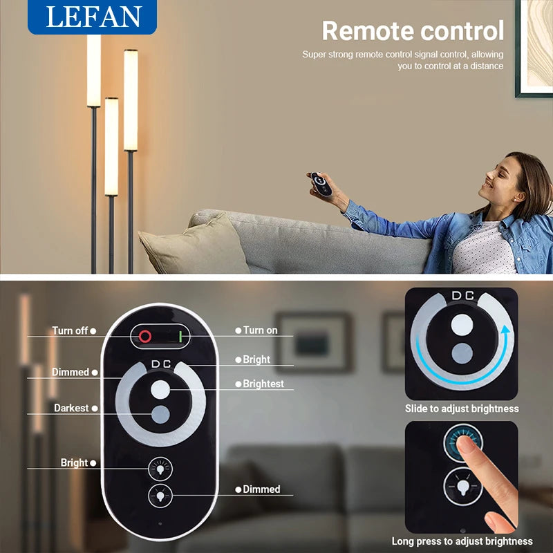 Floor Lamp - Modern LED Shelf Storage Lighting Dimmable with Remote Control SW-36210457 - SWEET-LIGHTS