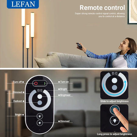 Floor Lamp - Modern LED Shelf Storage Lighting Dimmable with Remote Control SW-36210457 - SWEET-LIGHTS