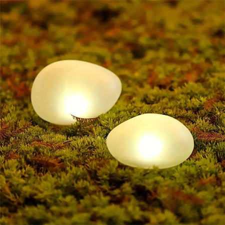 Outdoor Light - Solar Powered Pebble Stone Lamp for Garden SW-36210345 - SWEET-LIGHTS