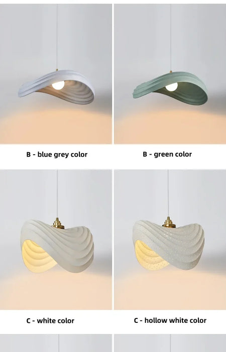 Pendant Light - Modern Minimalism E27 LED Resin Lamp Fixtures SW-36210678 - SWEET-LIGHTS