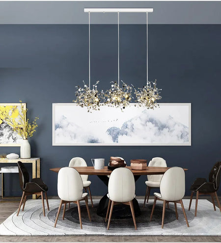 Chandelier - Modern LED Chrome Lamp for Dining Kitchen Bar SW-36210457 - SWEET-LIGHTS