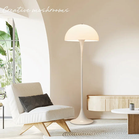 Floor Lamp - Danish Designer Cream White LED Mushroom Style SW-36210345 - SWEET-LIGHTS