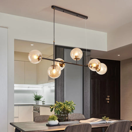 Pendant Light - Modern Minimalist Glass Ball Chandelier For Dining Room Kitchen Island Living Room SW-36210345 - SWEET-LIGHTS
