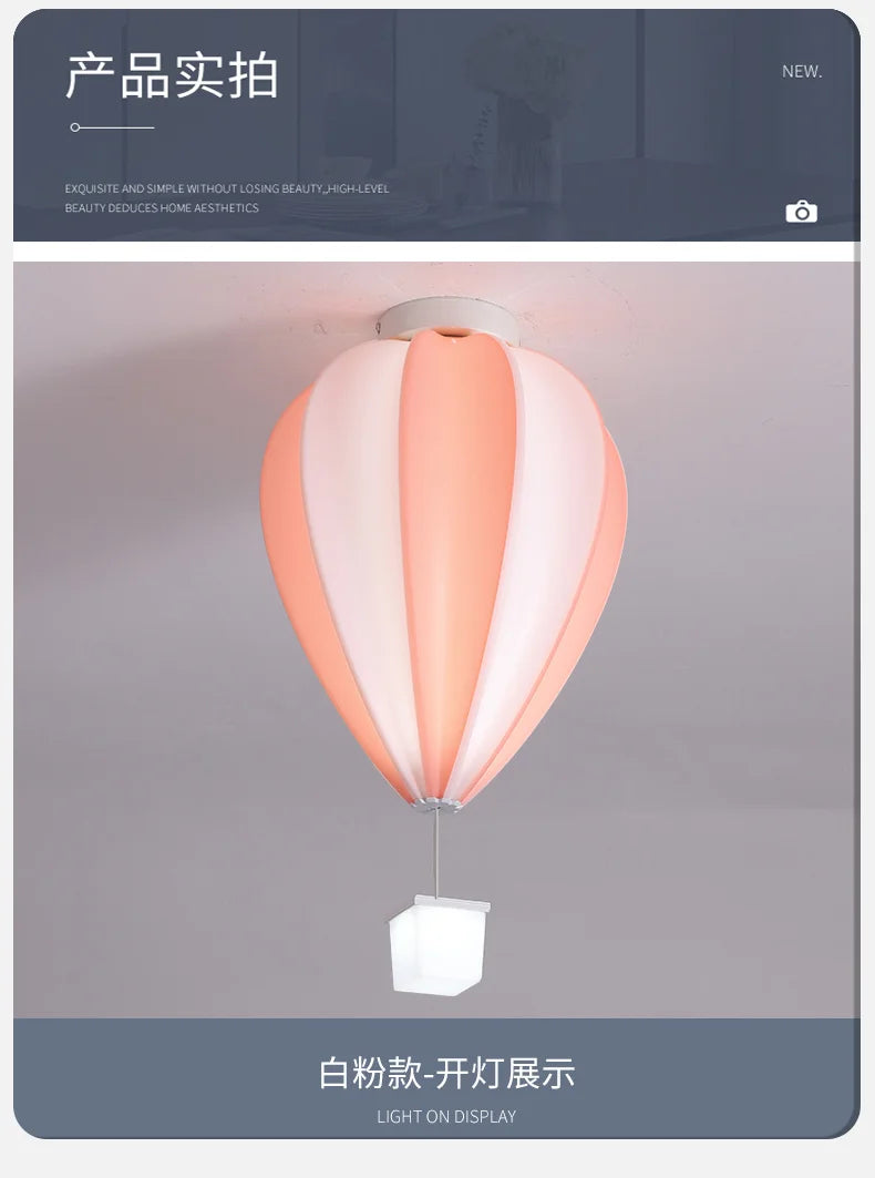 Children Lighting - Cartoon Ceiling Light Hot Air Balloon Lamp SW-36210347 - SWEET-LIGHTS